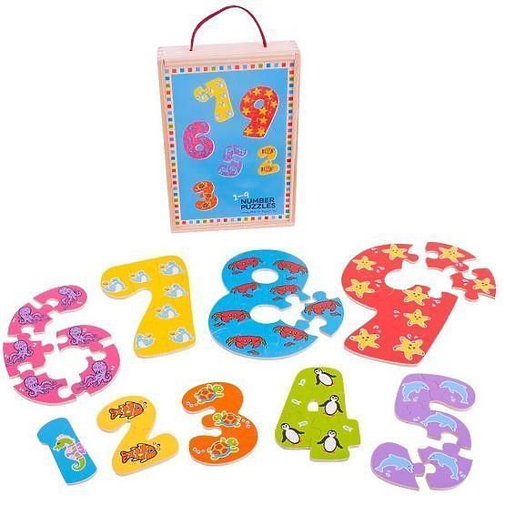 Puzzle Číslice od 1 do 9 BJ
