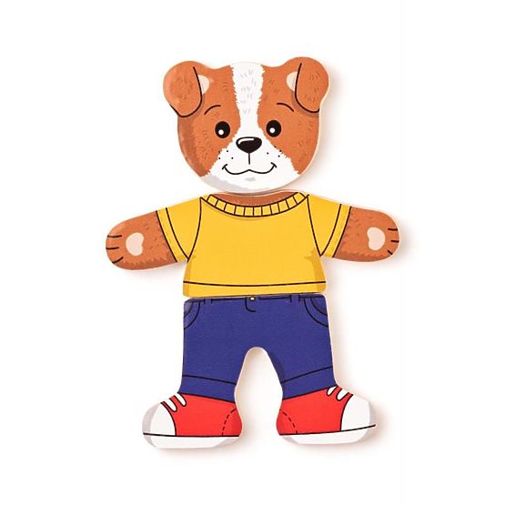 Puzzle Pejsek na oblékání