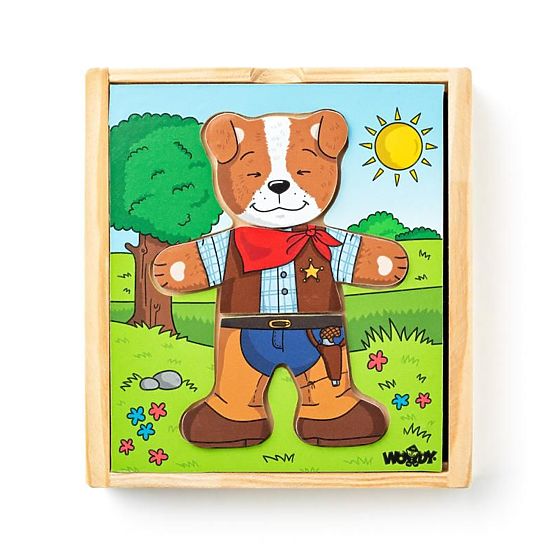 Puzzle Pejsek na oblékání