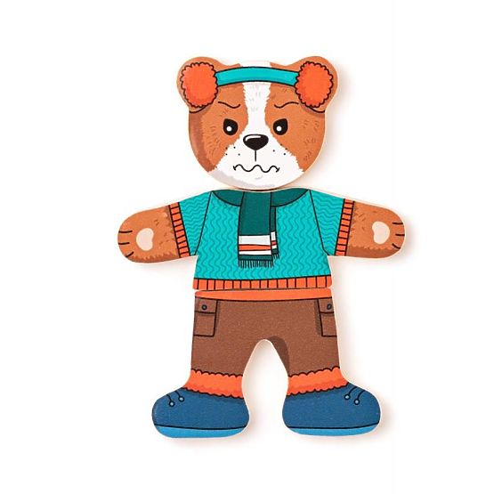 Puzzle Pejsek na oblékání
