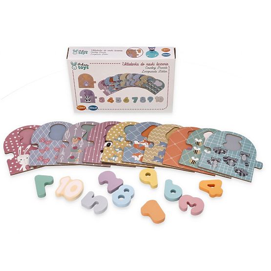 Puzzle pro učení počítání 1-10