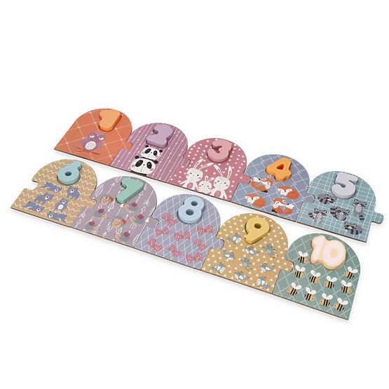 Puzzle pro učení počítání 1-10