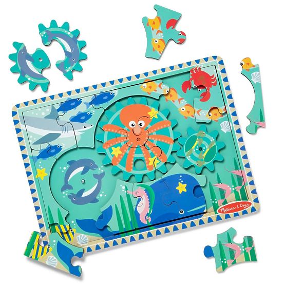 Puzzle s ozubenými koly Podvodní svět