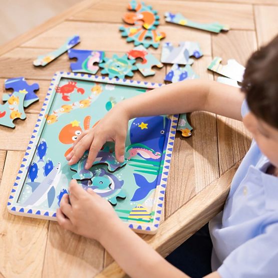 Puzzle s ozubenými koly Podvodní svět