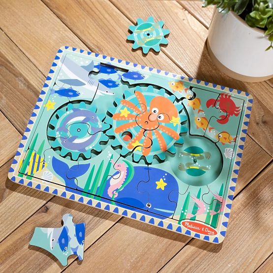 Puzzle s ozubenými koly Podvodní svět