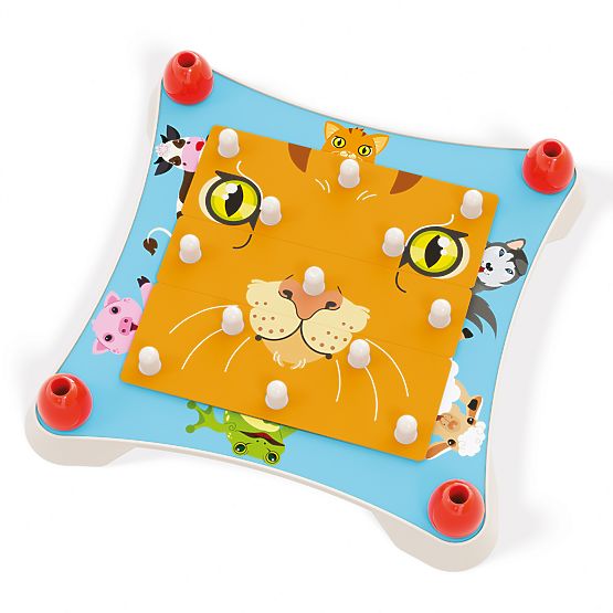 Quercetti Puzzle Zvířecí obličeje