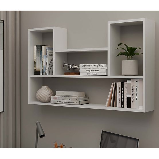 Regál BILBAO 4P BÍLÝ