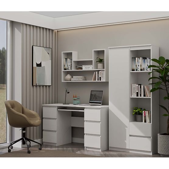 Regál BILBAO 4P BÍLÝ