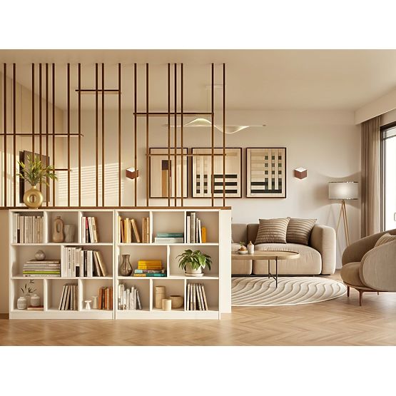 Regál Fiesta 8P BÍLÝ