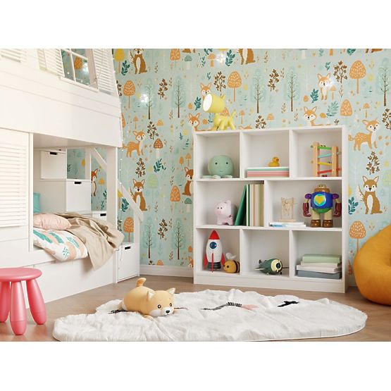 Regál Fiesta 8P BÍLÝ