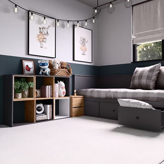 Regál Malax 2X3 ANTRACIT ARTISAN