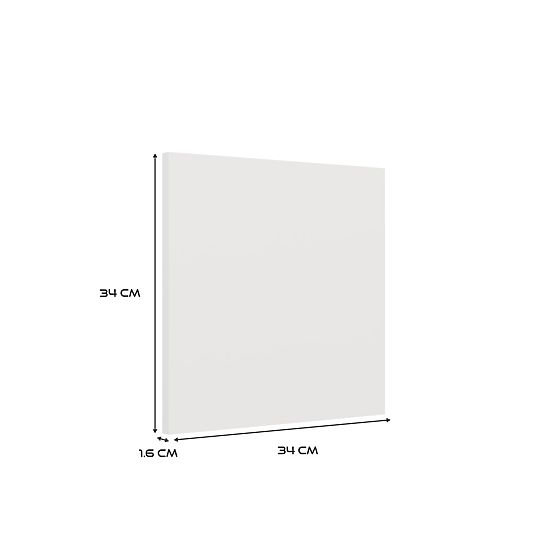 REGÁL MALAX 3x3 H BÍLÝ SE 3 DVEŘMI POLICE KOMOROVÉ 110x110 CM TIP ON