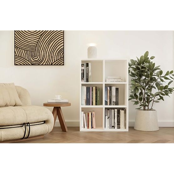 Regál Malax MINI 2X3 BÍLÝ