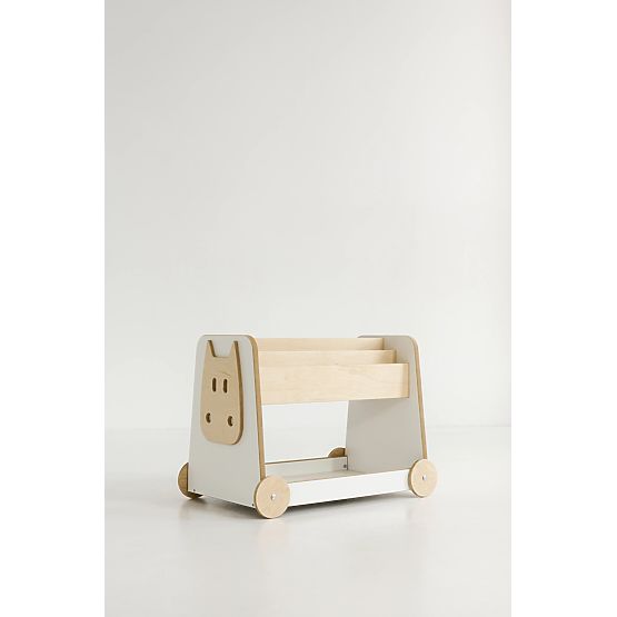 Regál na hračky s kolečky