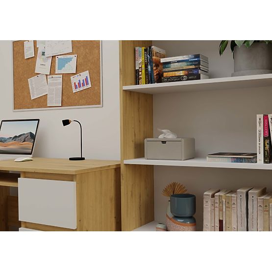 Regál Onyx R80 DUB ARTISAN BÍLÁ