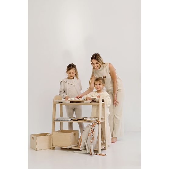 Regál SLIM L - přírodní