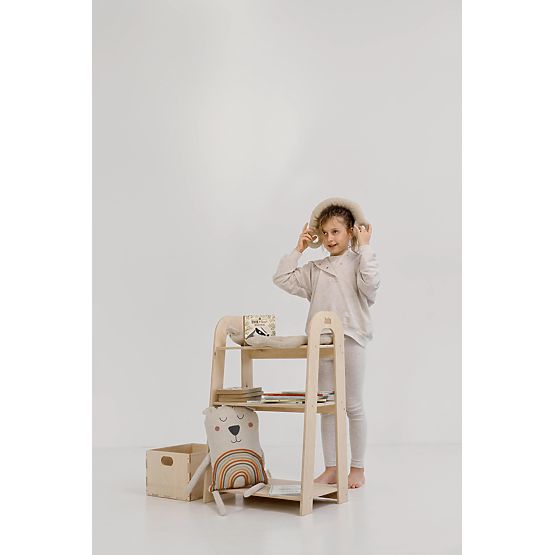 Regál SLIM S - přírodní