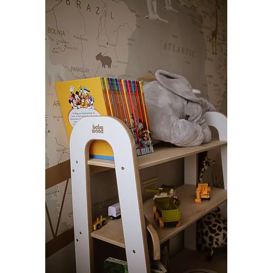 Regál SLIM S - přírodní