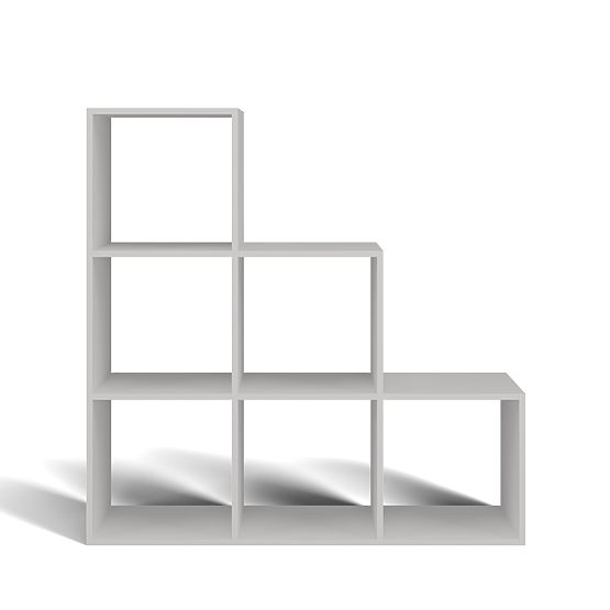 Regál STEP 3X3 RS-30 BÍLÝ