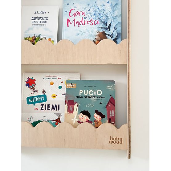 Regál WAVE L - přírodní