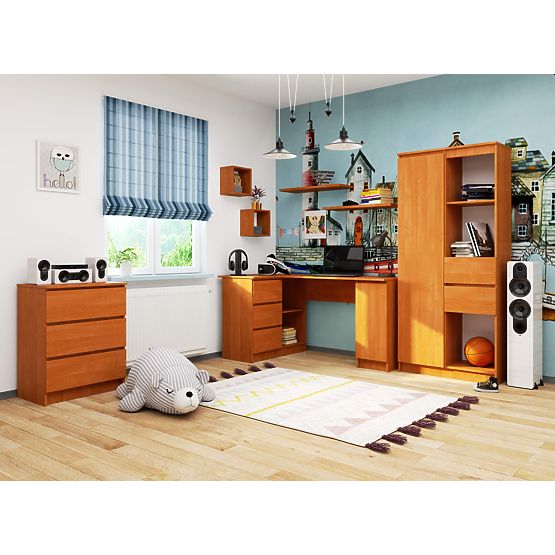 ROHOVÝ PSACÍ STŮL B20 CLP LEVOSTRANNÝ OLŠE