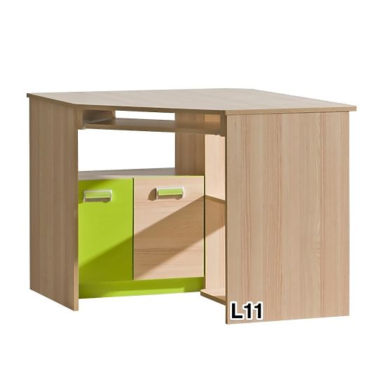 Rohový psací stůl L11