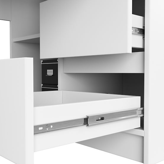 ROHOVÝ STŮL B20 CLP PRAVOSTRANNÝ PK BÍLÝ