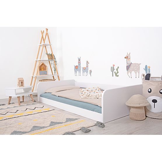 Rostoucí postel Nell  2v1 - bílá