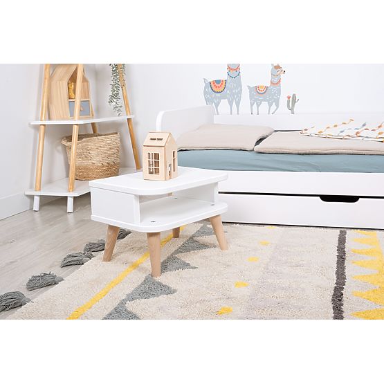 Rostoucí postel Nell  2v1 - bílá