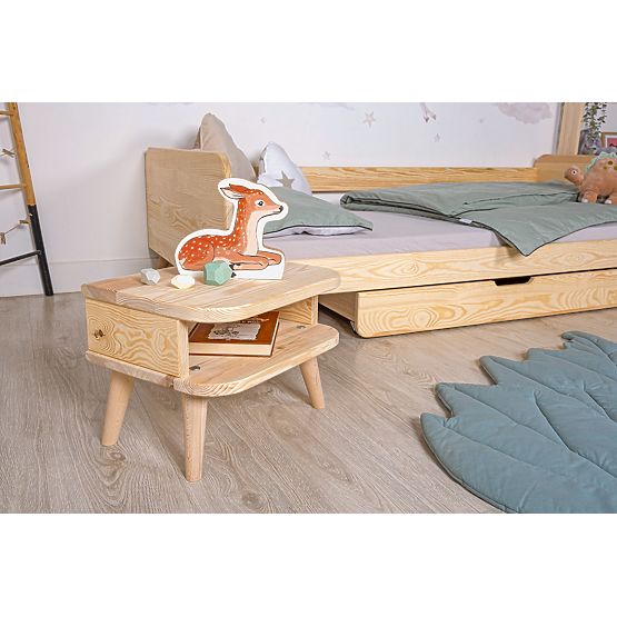 Rostoucí postel Nell 2v1 - přírodní