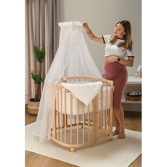 Rostoucí postýlka Desire 7v1 PLUS - přírodní