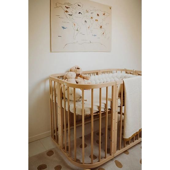 Rostoucí postýlka Desire 7v1 PLUS - přírodní