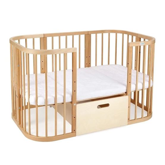 Rostoucí postýlka Desire 7v1 PLUS - přírodní