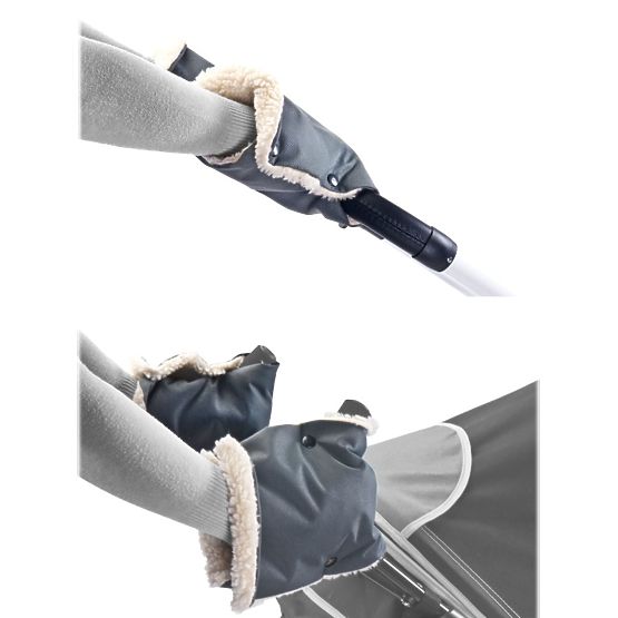 Rukávník na kočárek 2 ks Sensillo 45x21 grapghite Šedá