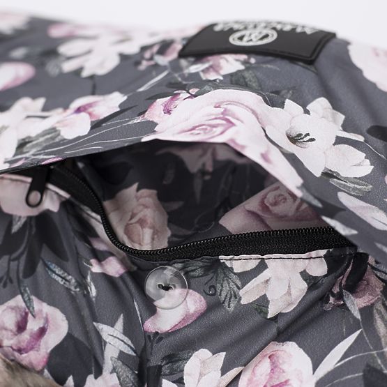 Rukávník na kočárek - Noční květiny