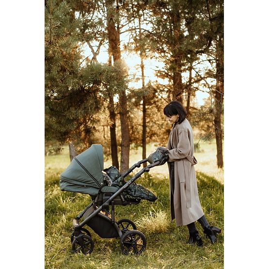 Rukávník na kočárek - Tajná zahrada