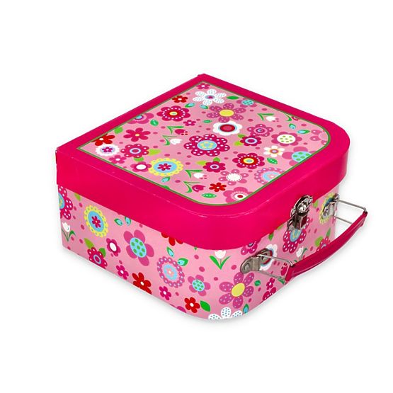 Růžový čajový set