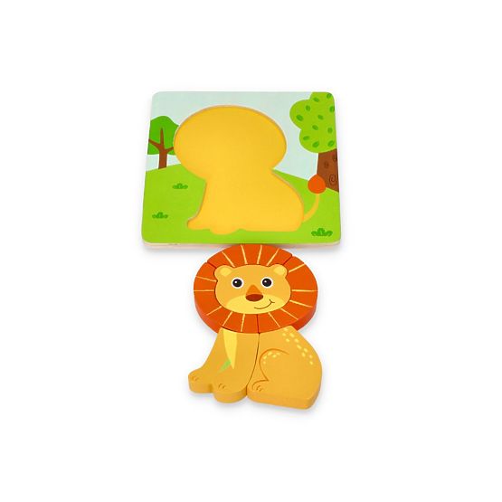 Sada čtyř skládaček se zvířátky