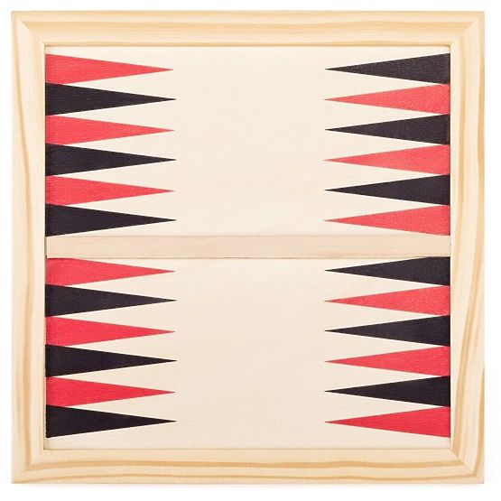 Sada her v dřevěné krabici