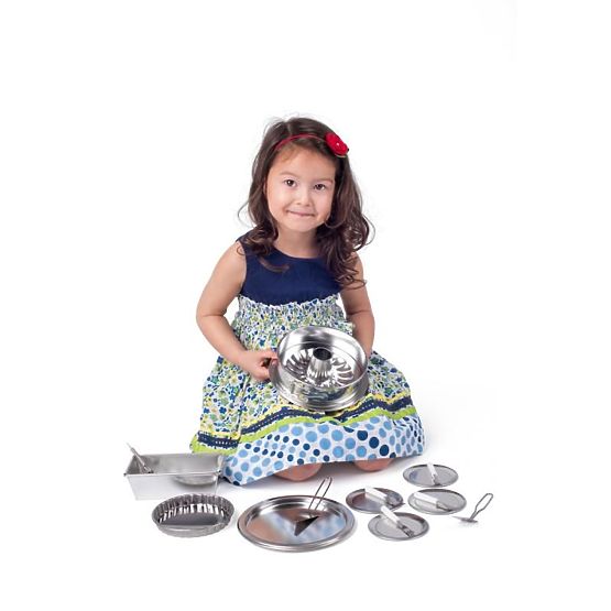 Sada na pečení s nerezovými formičkami