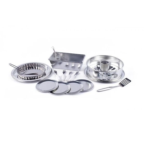 Sada na pečení s nerezovými formičkami