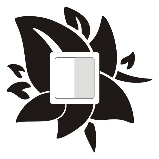 Samolepící textilní ochrana vypínače - list