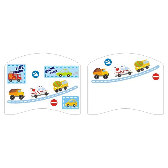 Samolepka na postel - Auta