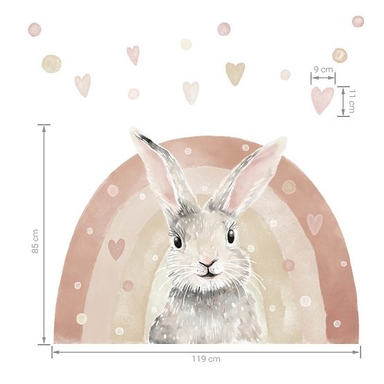 Samolepka na zeď Bunny
