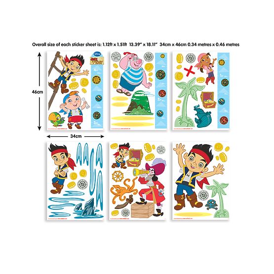 Samolepky Disney Jake a piráti