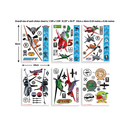 Samolepky Disney Letadla