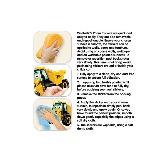 Samolepky Moje první JCB