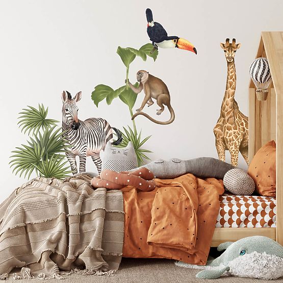 Samolepky na zeď Giraffe