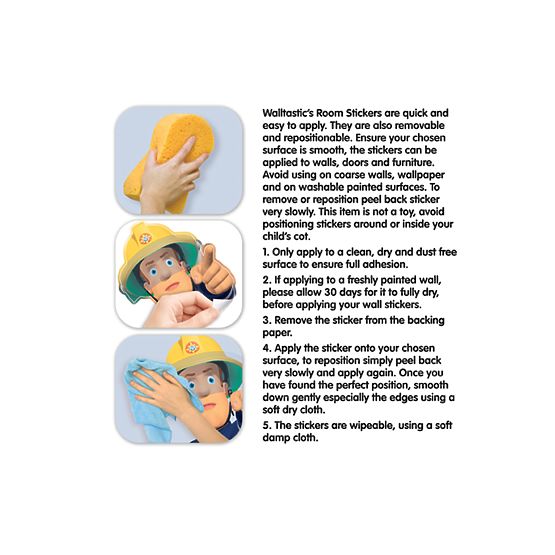 Samolepky Požárník Sam