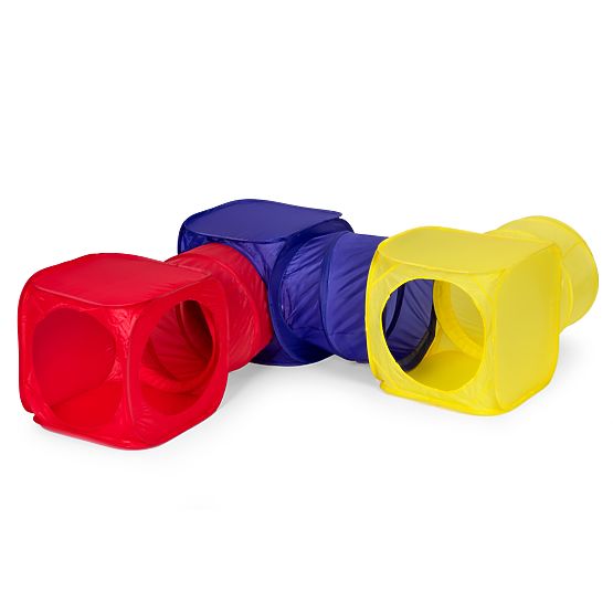 Samorozkládací dětské stany, hrací centrum 6 prvků tunely kostky IPLAY